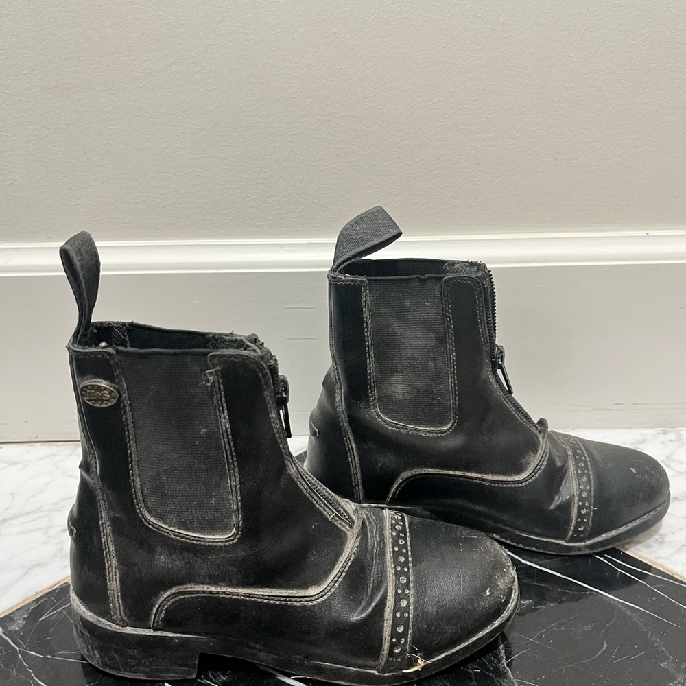 Black Children’s Paddock Boots (Equistar)